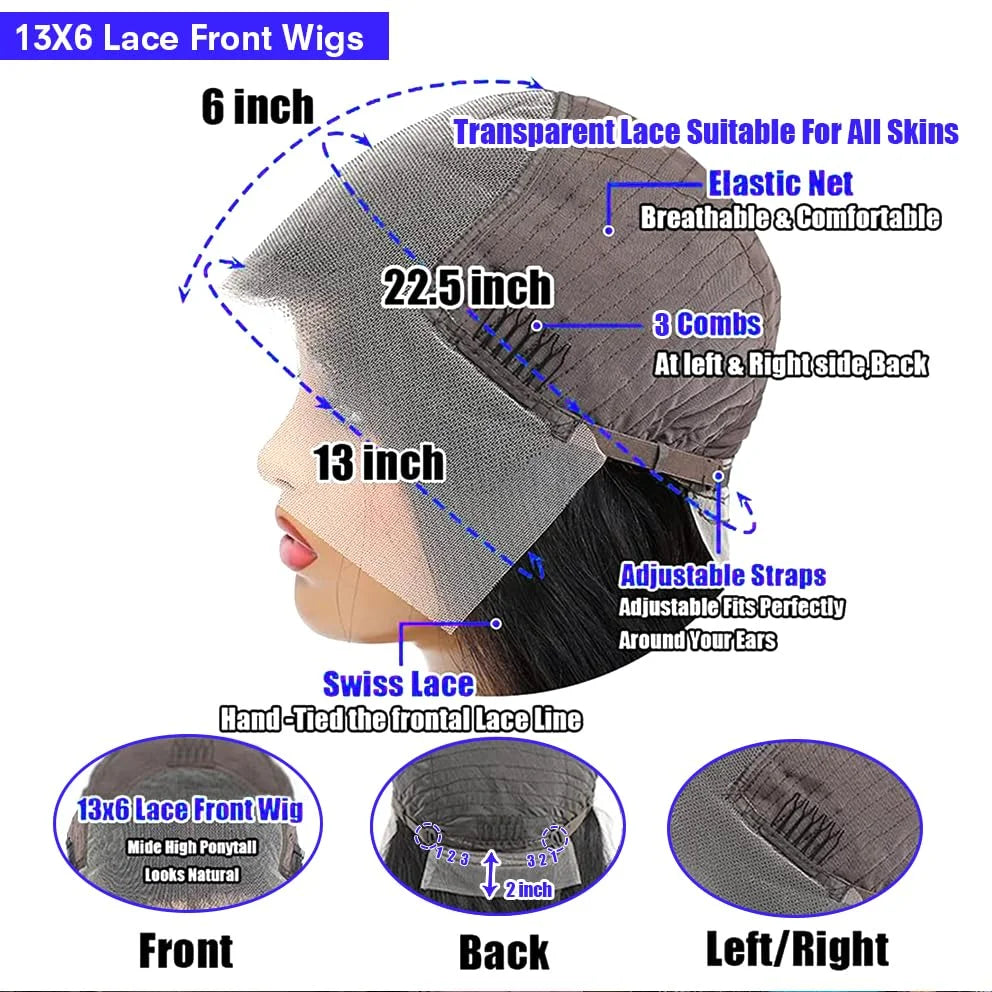 Deep Wave Lace Front Wigs