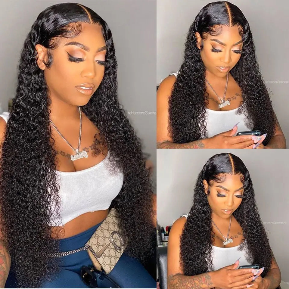 13x6 Malaysian Curly Human Hair Wigs