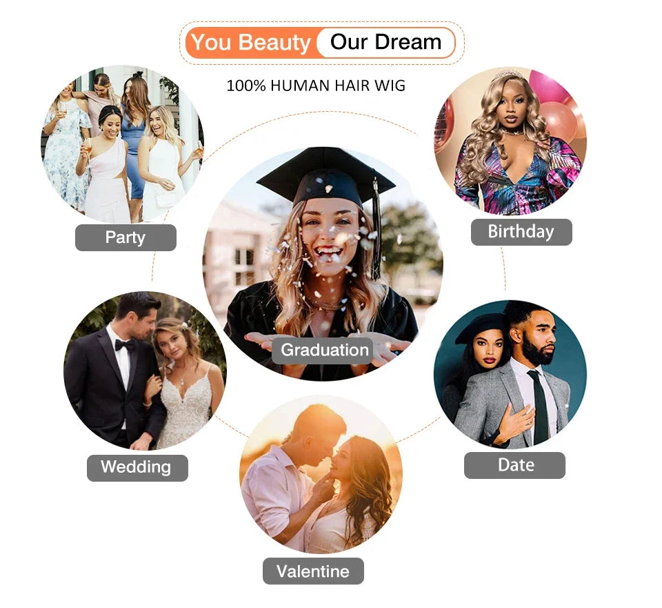 Human Hair Half Wig Kinky Curly