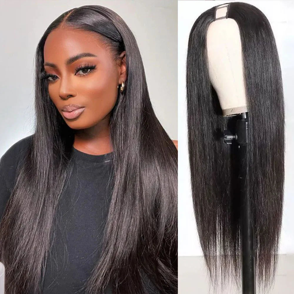 V Part Wigs Human Hair