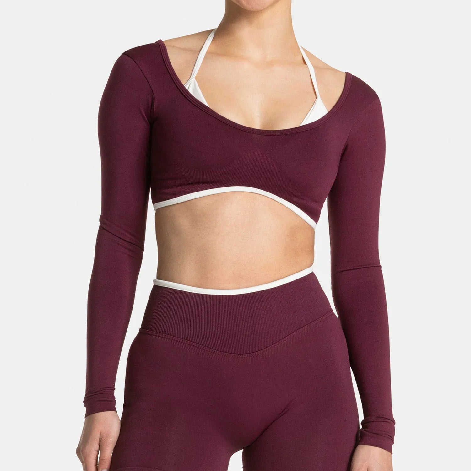 Women's Color Block Yoga Set