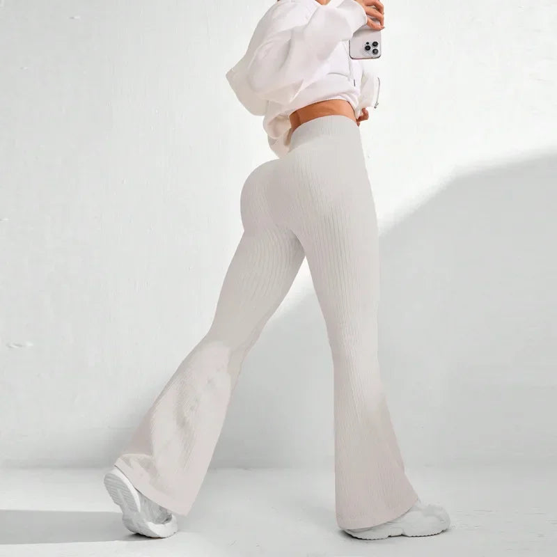 Waist Yoga Flared Pants