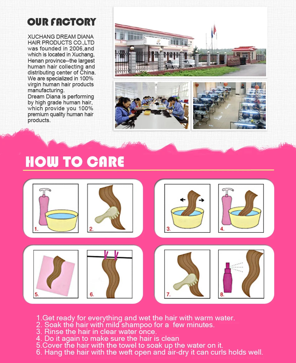 12A Raw Donor Human Hair Wigs