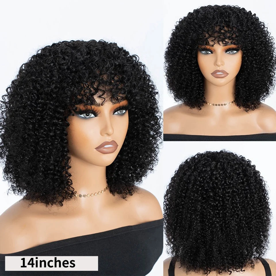 Full Curly Bob Wigs