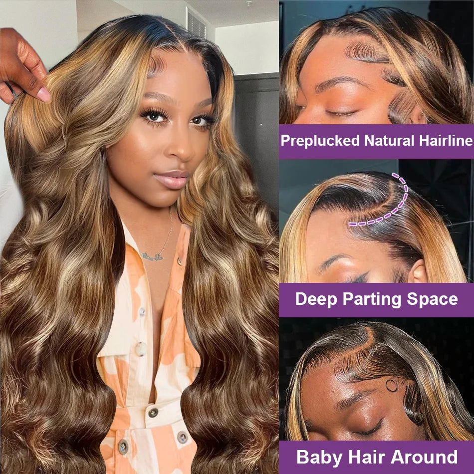 Highlight Wig Human Hair