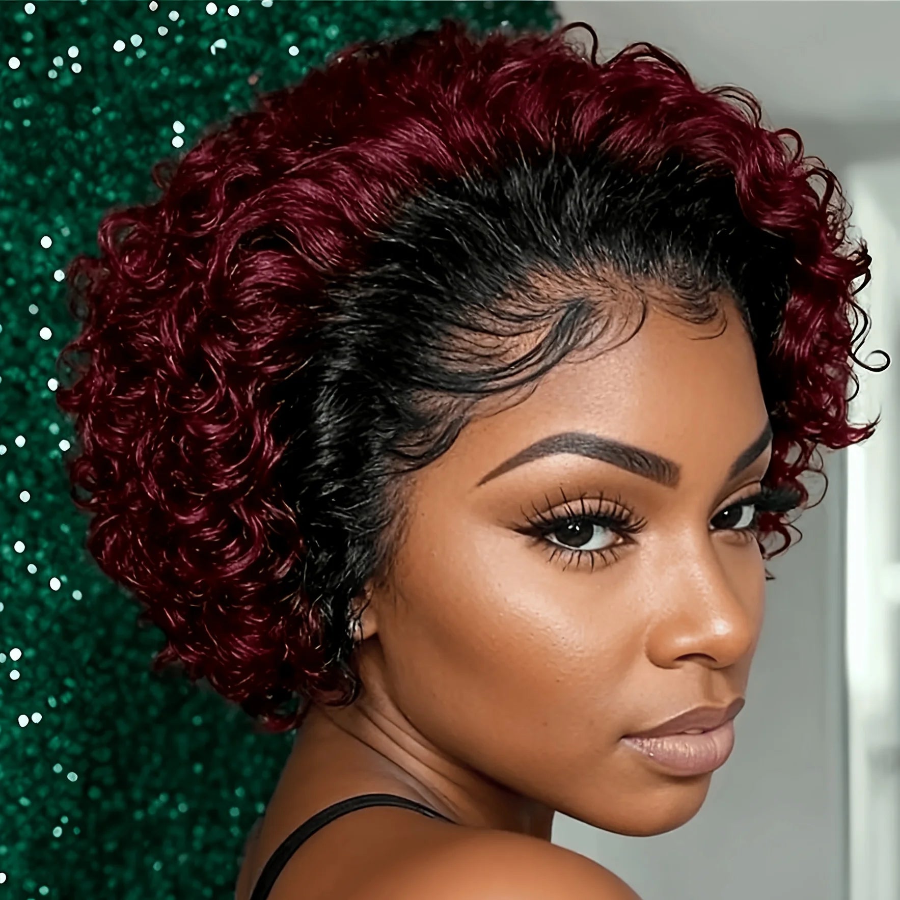  Human Hair Wig for Women Short Pixie