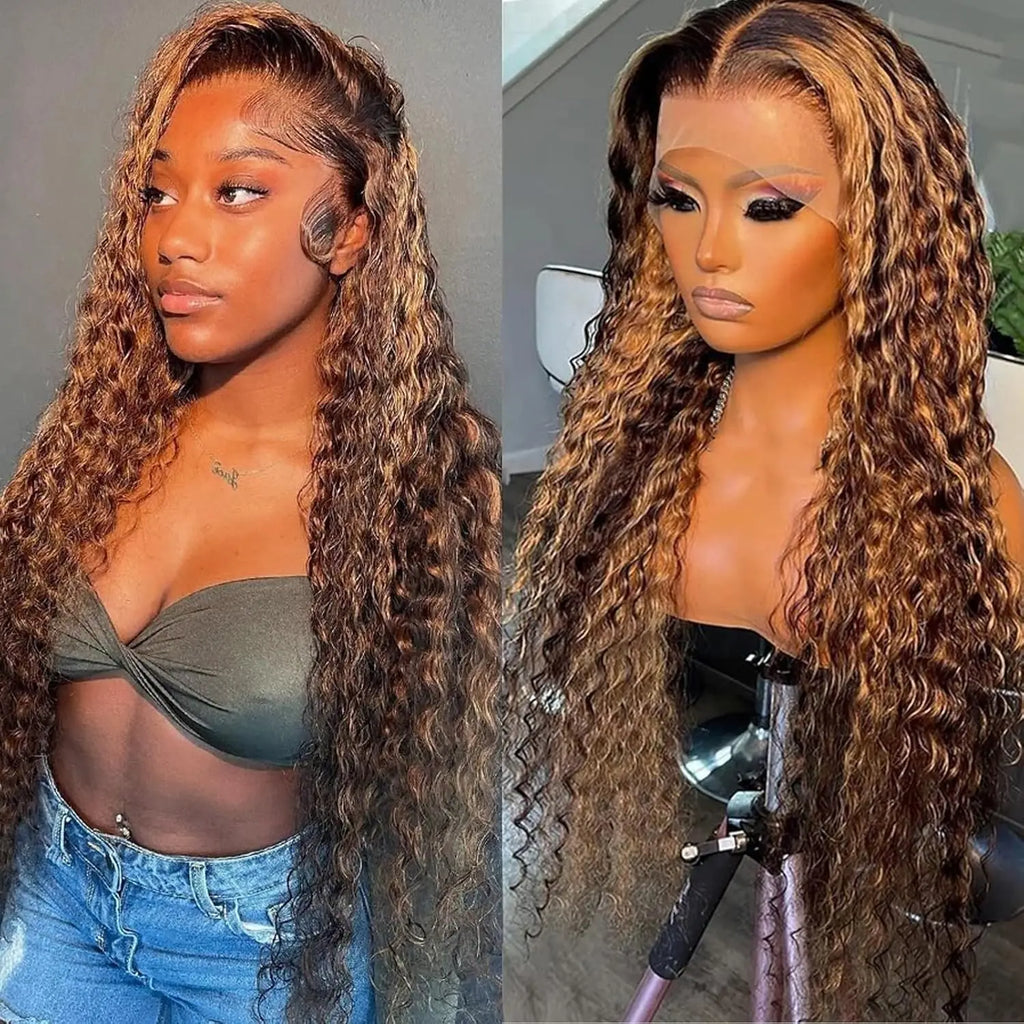 13x4/5x5 HD Transparent Lace Frontal Deep Wave