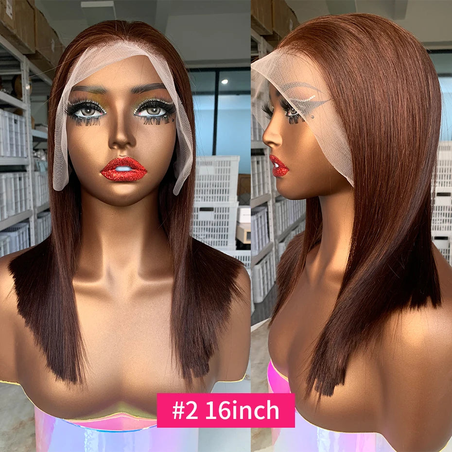 18 20 22 24 inch 13x4 Bob Human Hair Wig