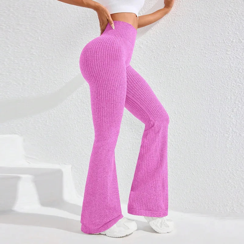 Waist Yoga Flared Pants