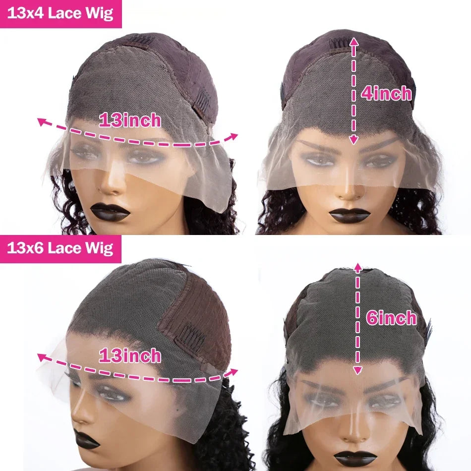 180% Density 13x6 HD Lace Front Wig