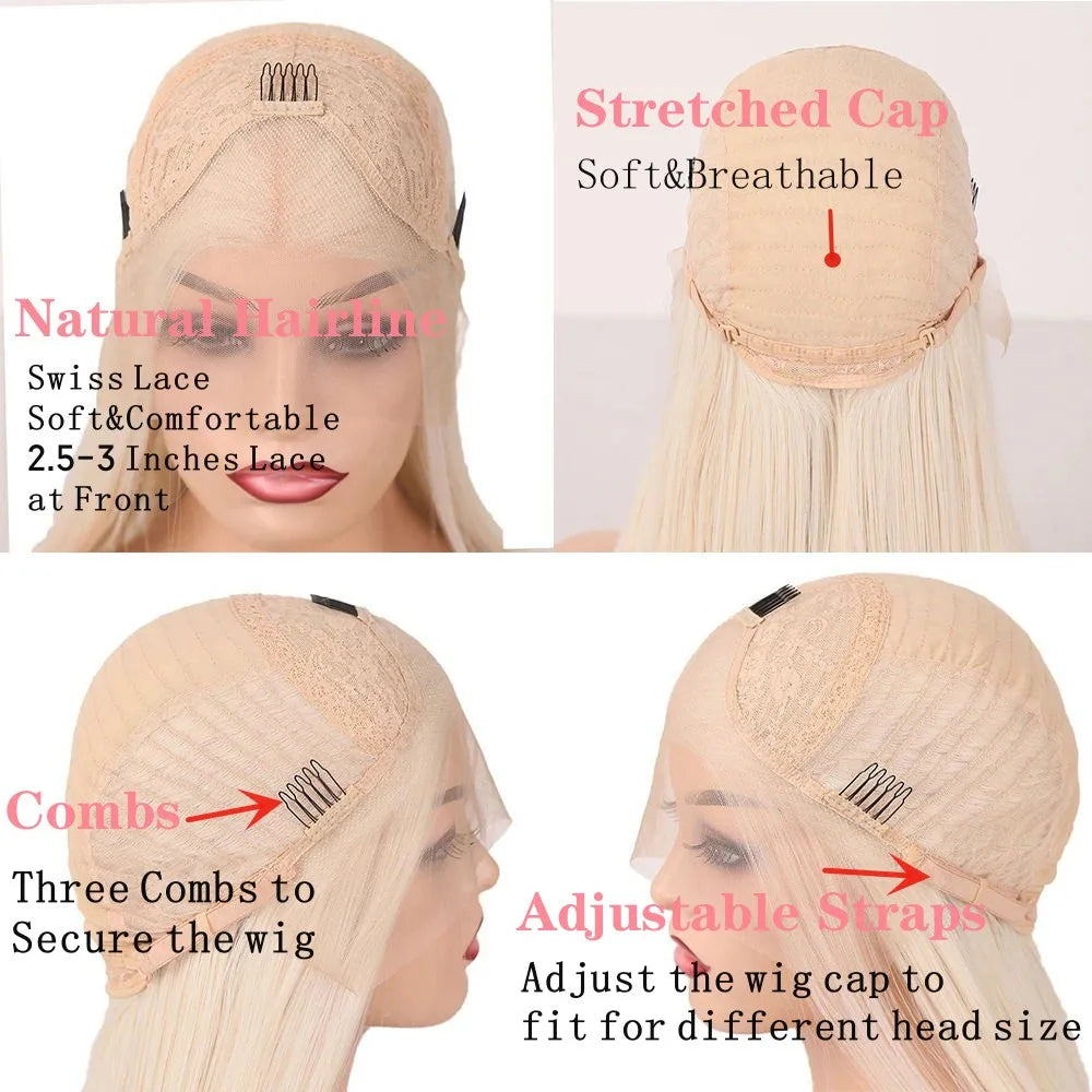 Realistic 13x4 30" Lightly Layered Straight