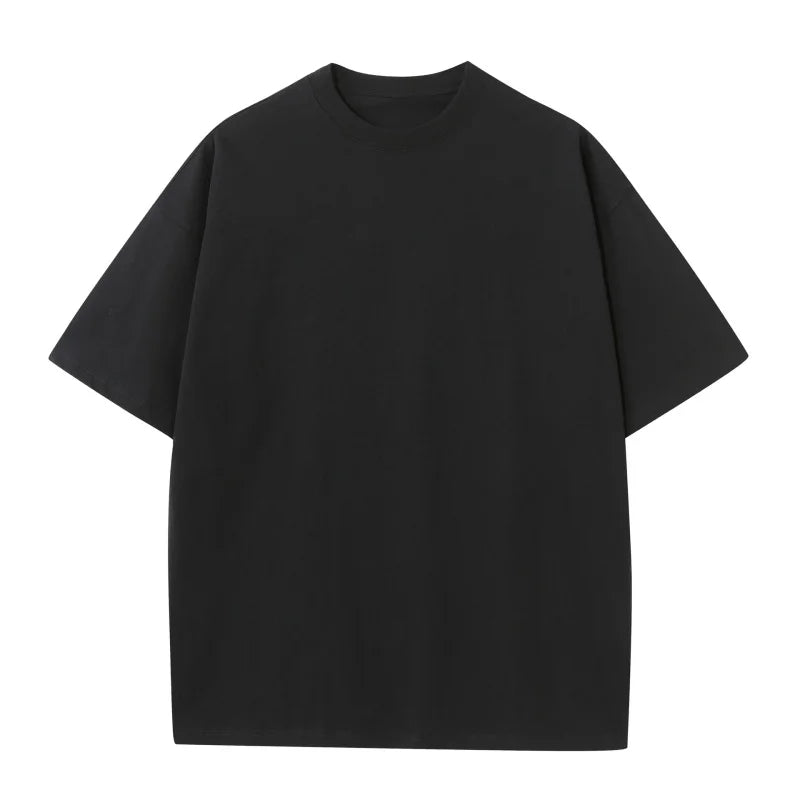 230G M-5XL Solid T Shirt