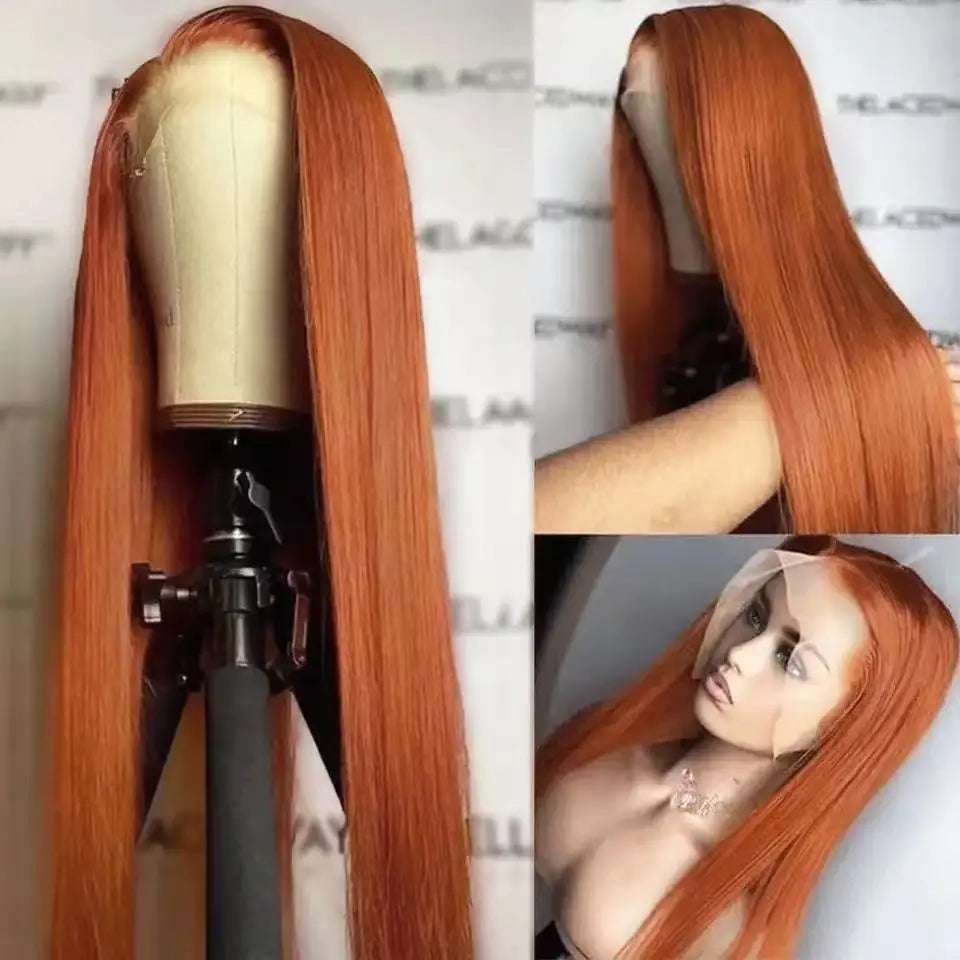Ginger Color Synthetic Wigs