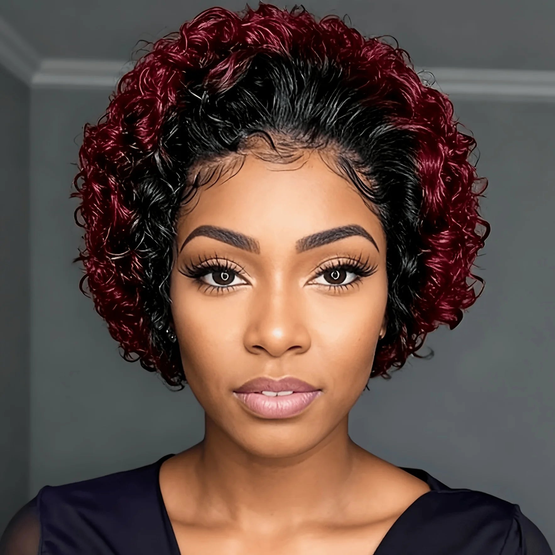  Human Hair Wig for Women Short Pixie