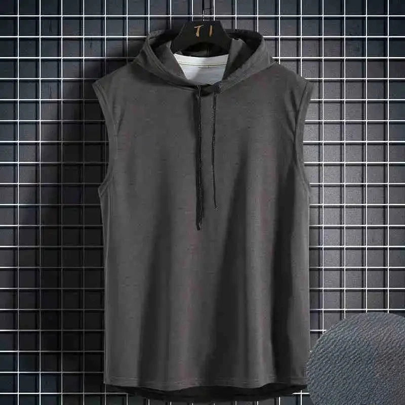 Men Tie Collar Hooded
