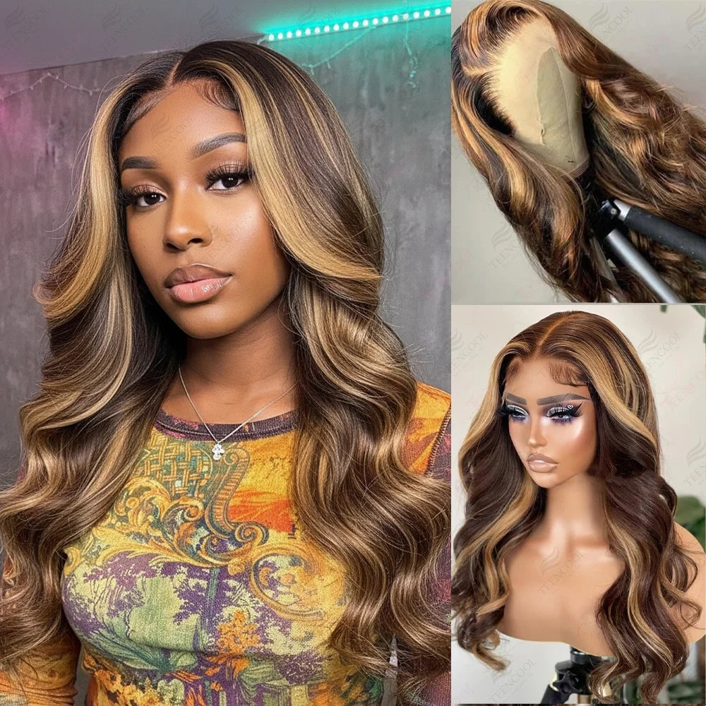 Colored Highlight Wig \