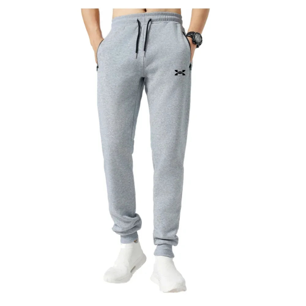 Men Zip Pocket Fleece Pants