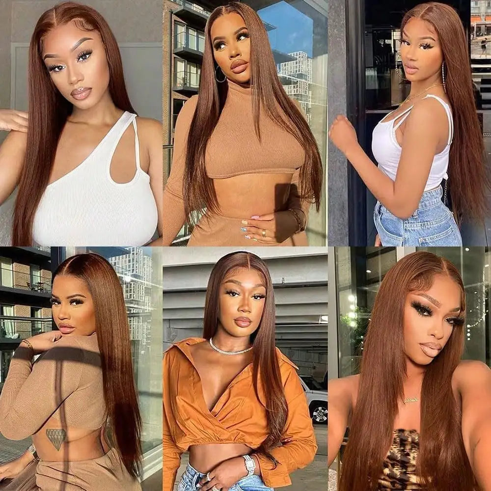 Chocolate Brown Frontal Wig