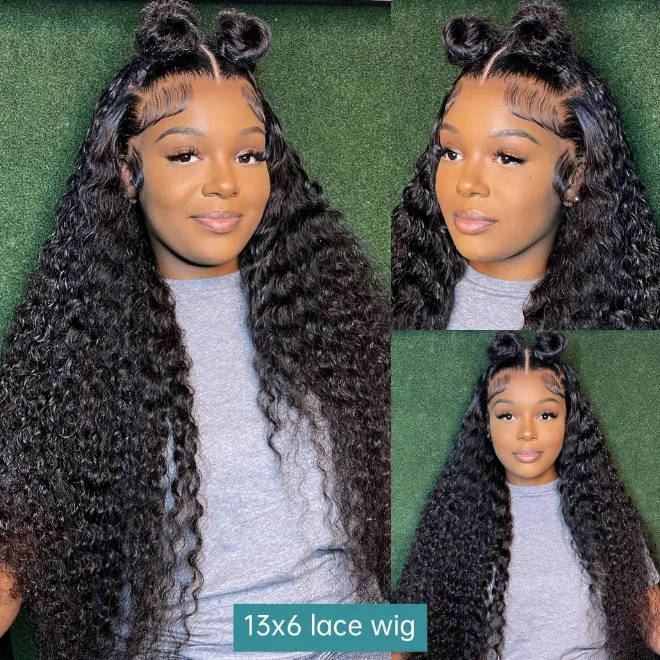 13x6 Malaysian Curly Human Hair Wigs