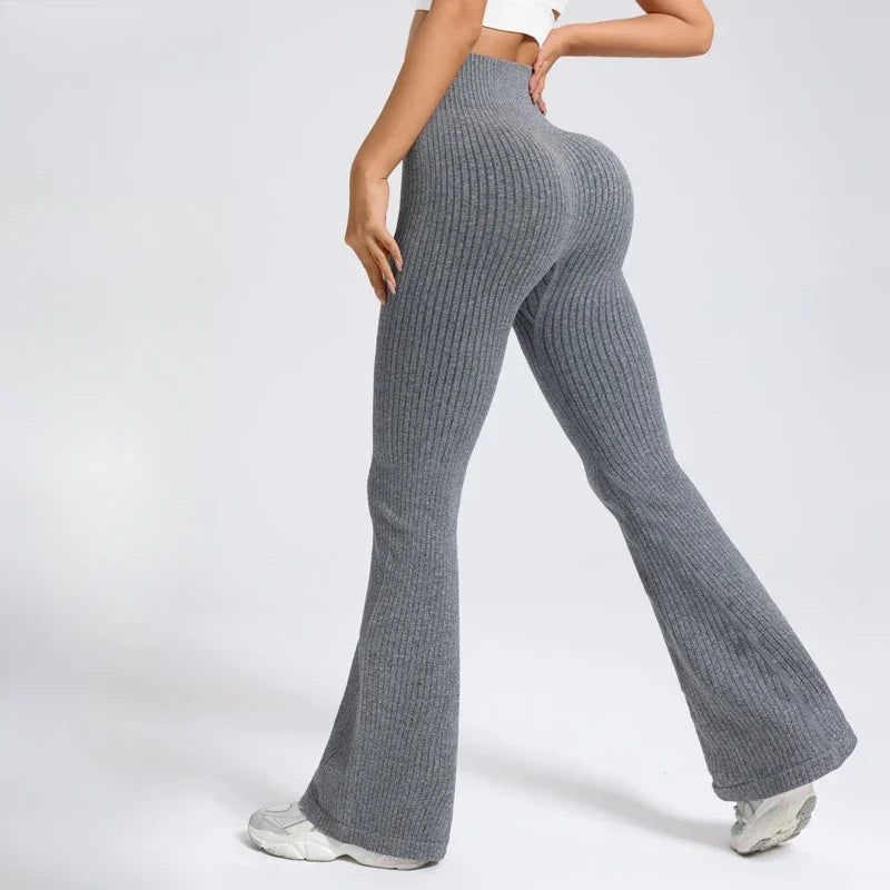 Waist Yoga Flared Pants