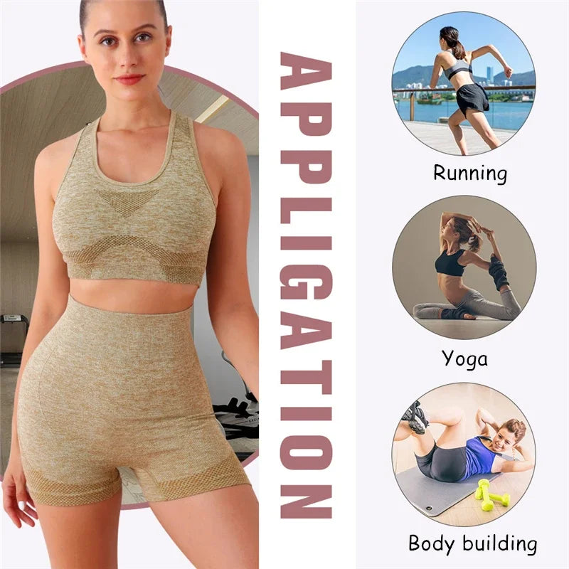 2PCS Seamless Women Yoga