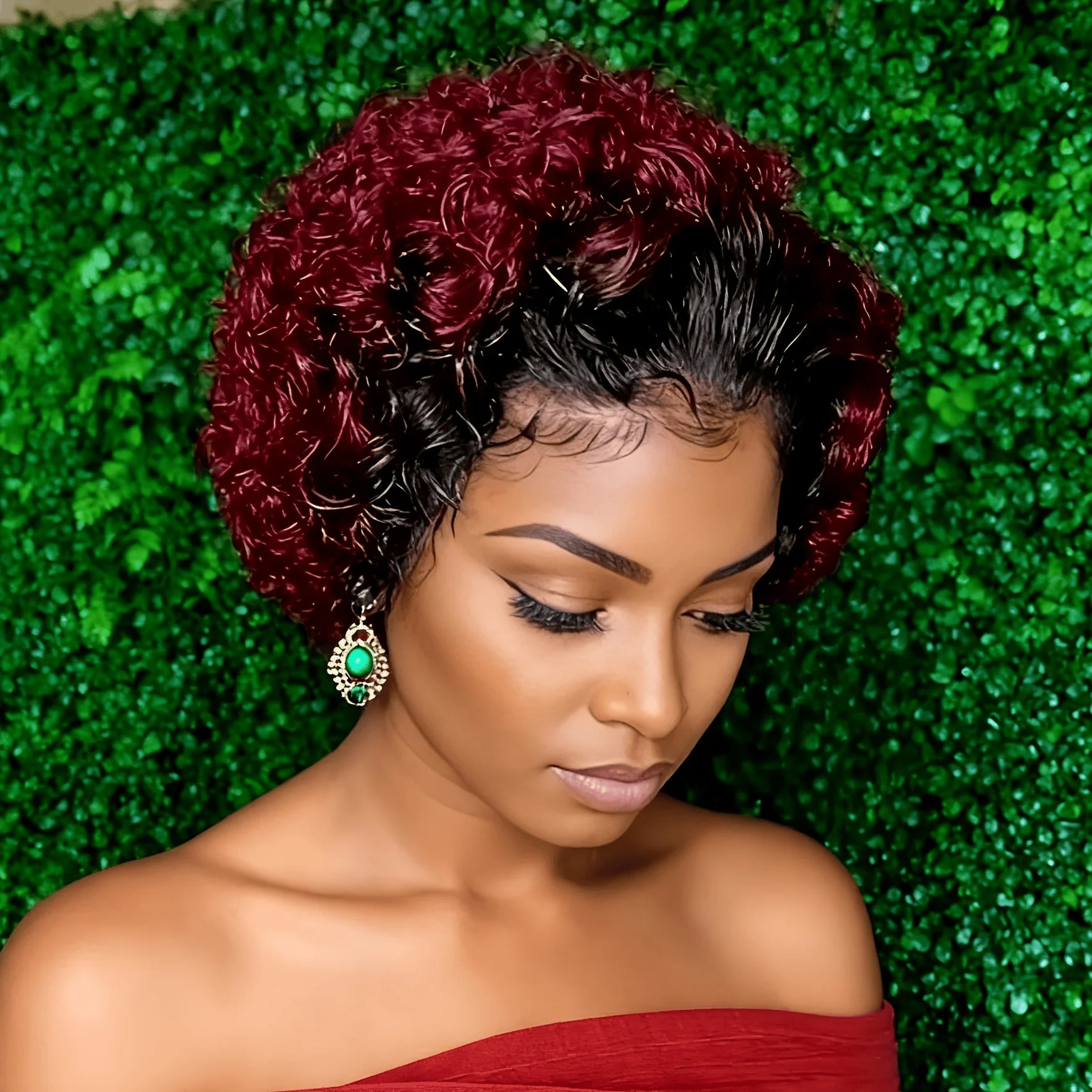  Human Hair Wig for Women Short Pixie