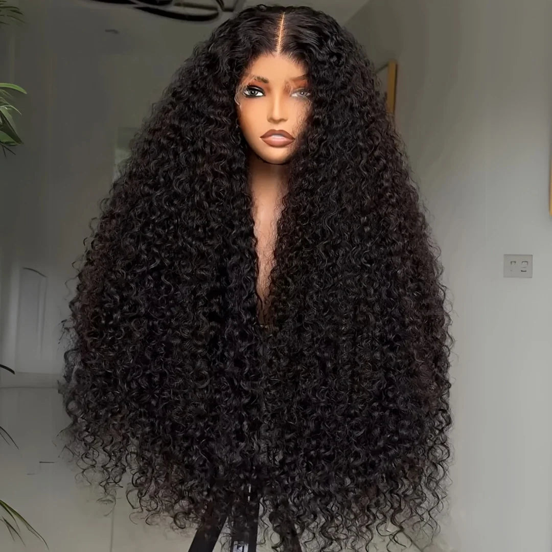 30" Long Kinky Curly Human Hair