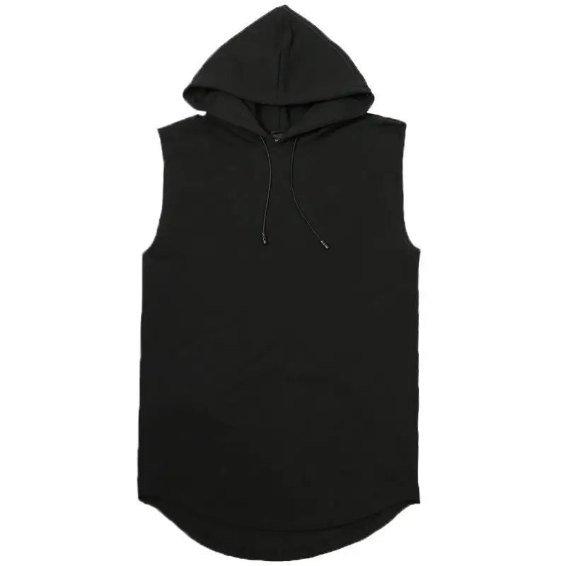 Men Tie Collar Hooded