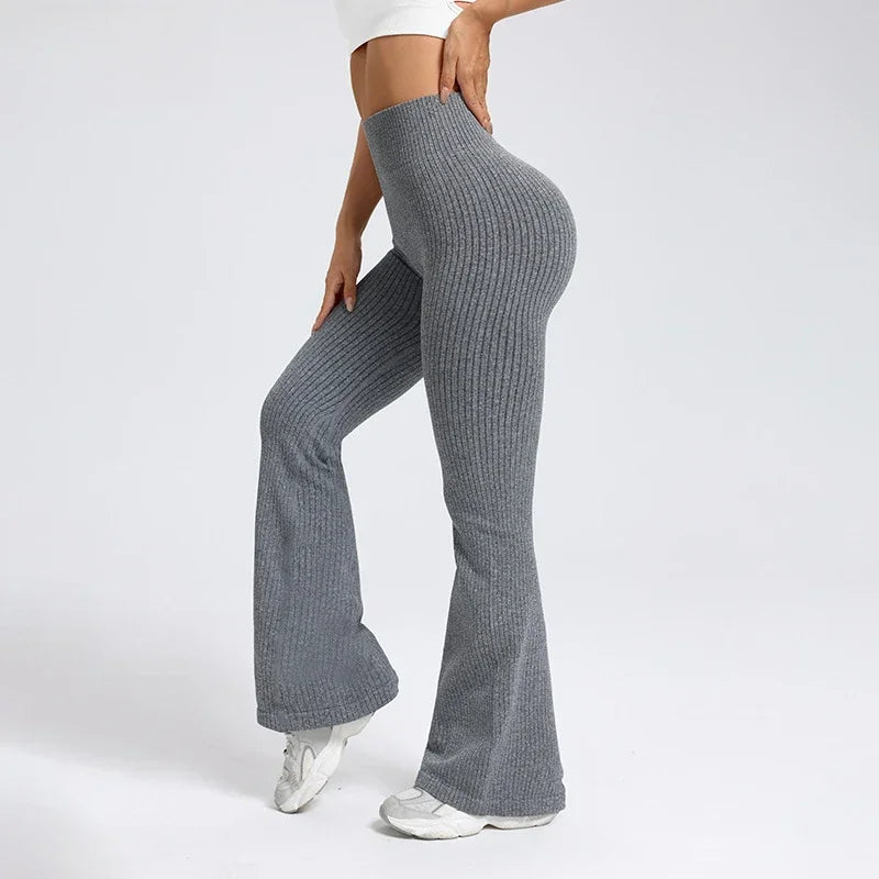 Waist Yoga Flared Pants