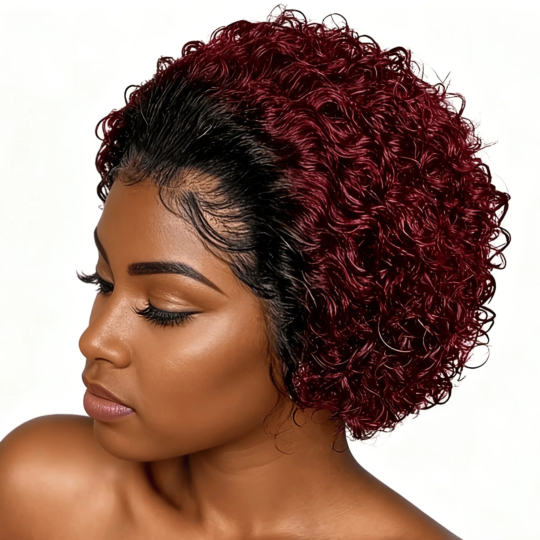  Human Hair Wig for Women Short Pixie