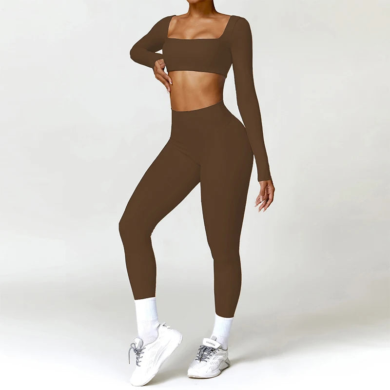 2PCS Yoga Suit Sports Set Women