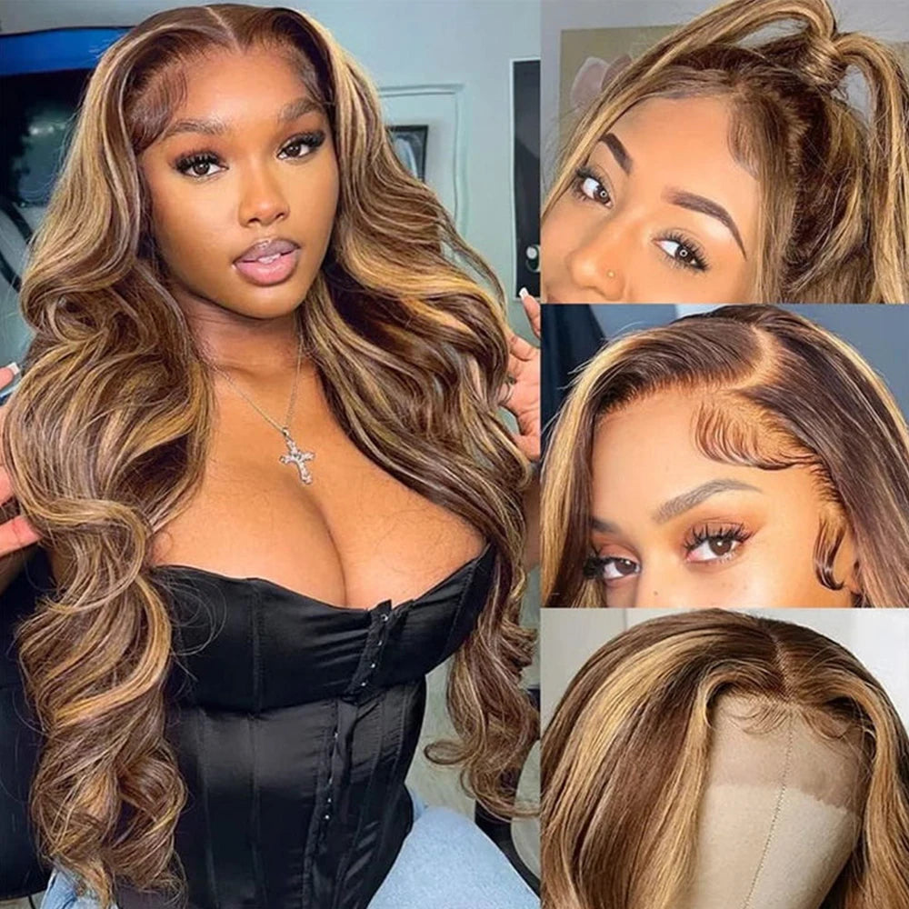 Highlight Wig 100% Human Hair