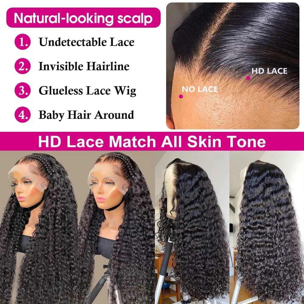 Deep Wave Lace Front Wigs