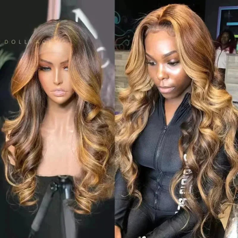 Highlight Wig Human Hair Body Wave
