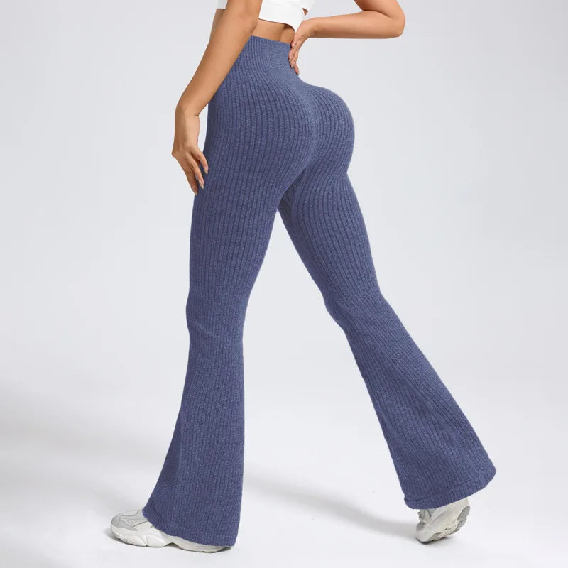Waist Yoga Flared Pants