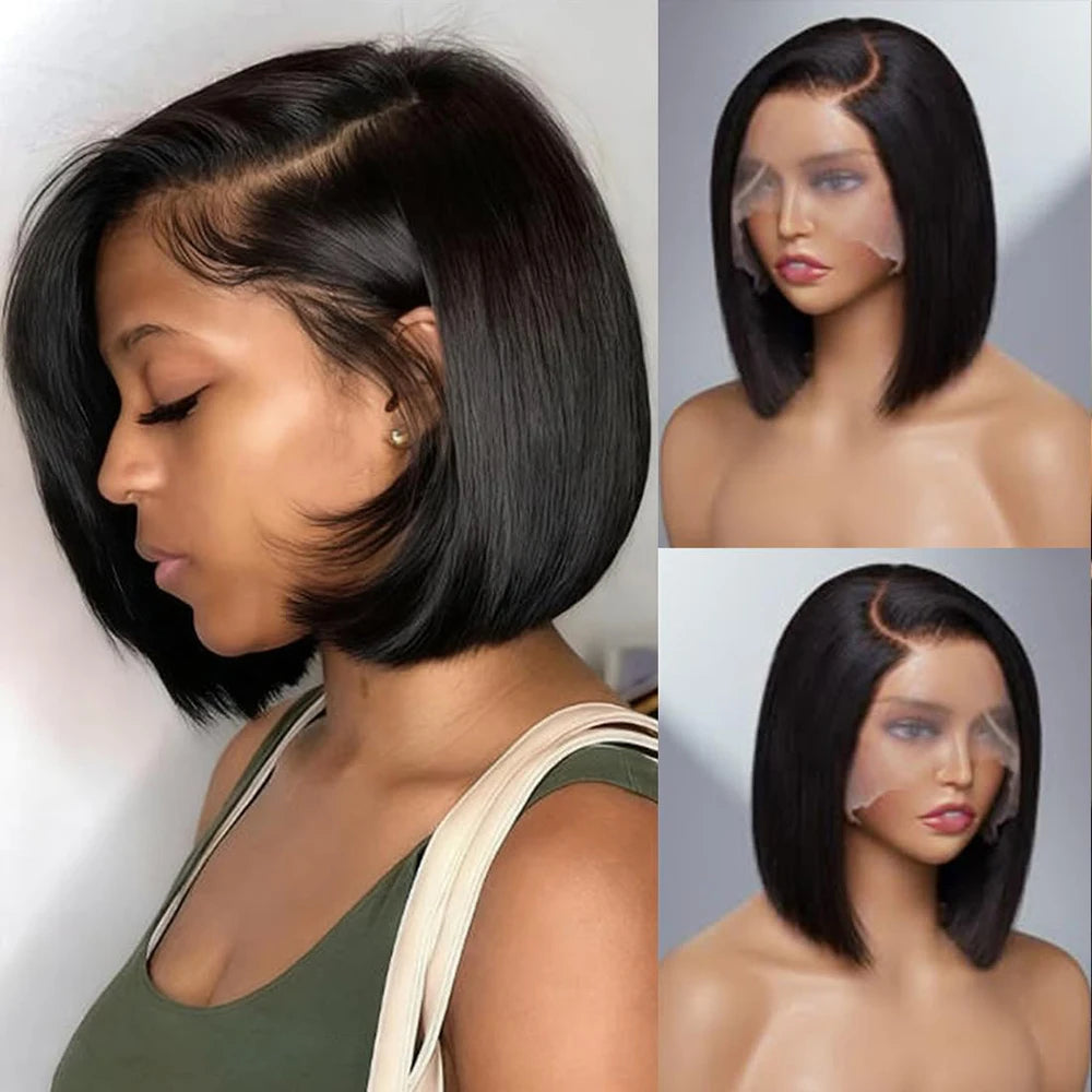 Bob Wig Human Hair 13x4 Hd Lace Front Human Hair Wigs