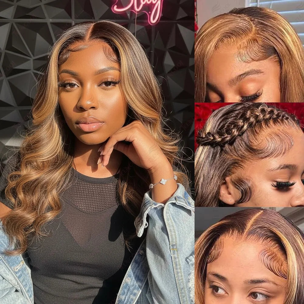 Colored Highlight Wig \