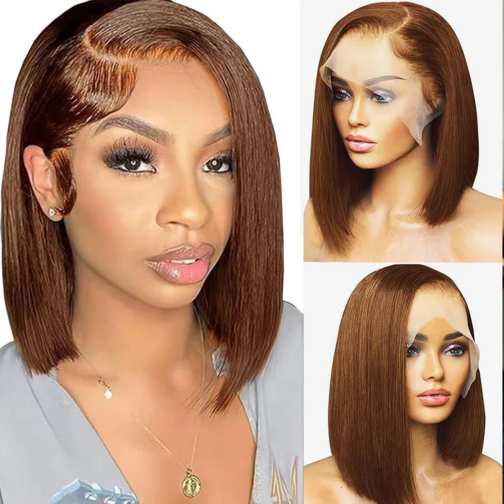 Bob Wig Human Hair 13x4 Hd Lace Front Human Hair Wigs