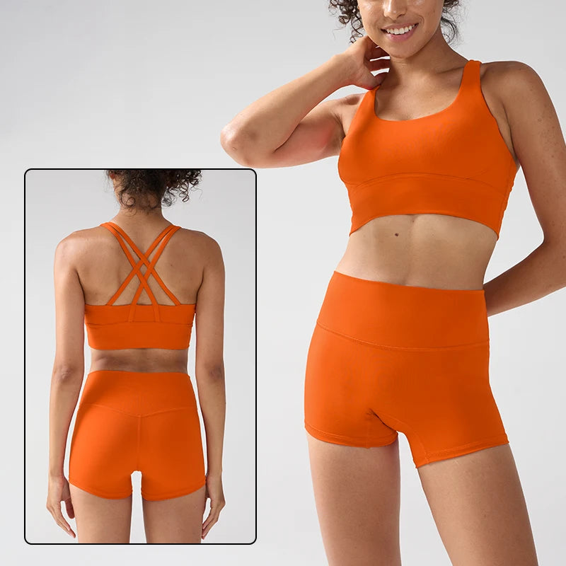 2 Pieces Solid Color Women