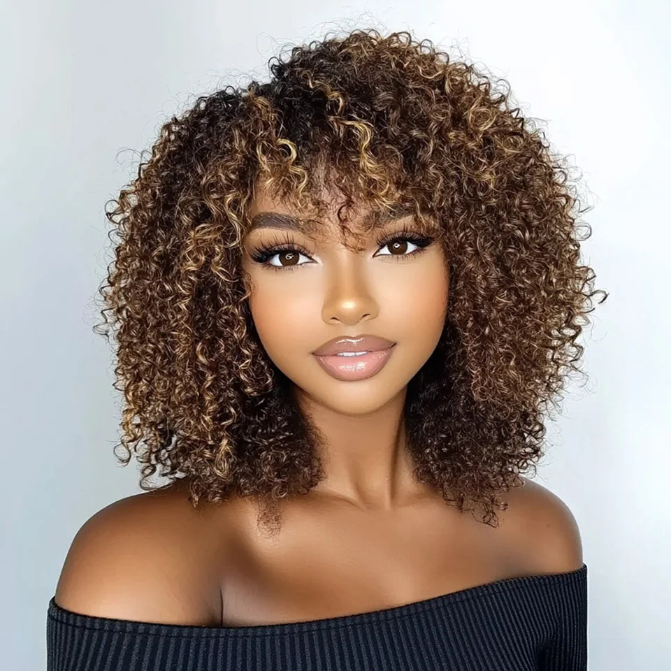 Full Curly Bob Wigs