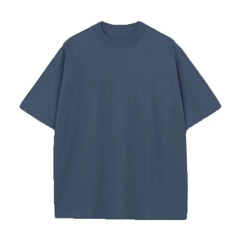 230G M-5XL Solid T Shirt