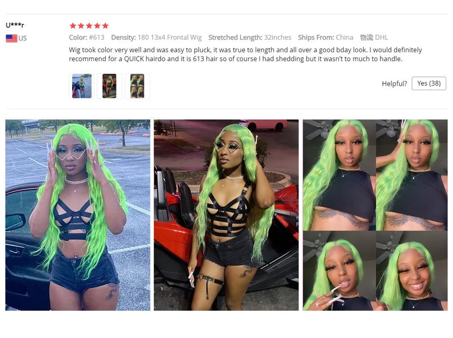 613 Lace Frontal Wig