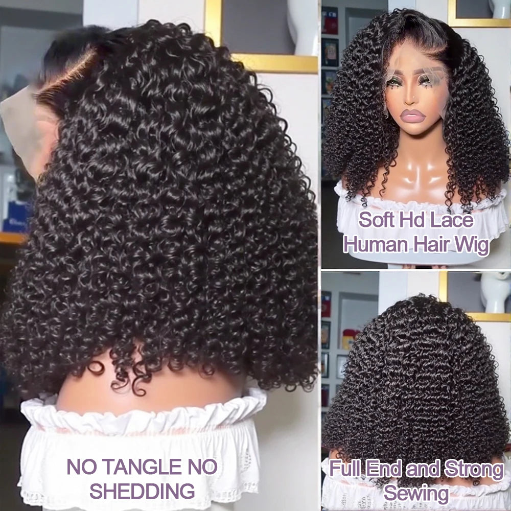 Human Hair Bob Pixie Cut Wig